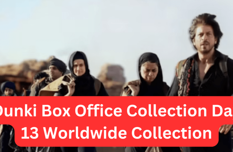 Dunki Box Office Collection Day 13 Worldwide Collection