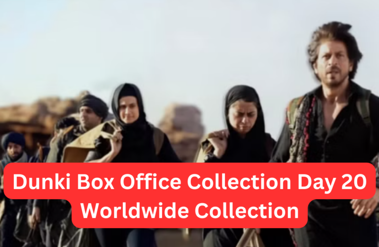 Dunki Box Office Collection Day 20 Worldwide Collection