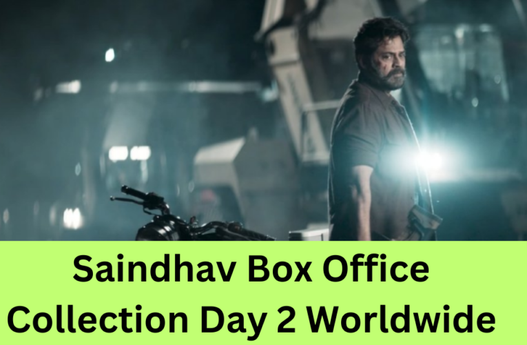 Saindhav Box Office Collection Day 2 Worldwide