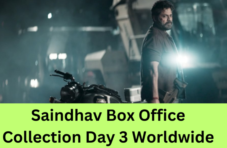 Saindhav Box Office Collection Day 3 Worldwide