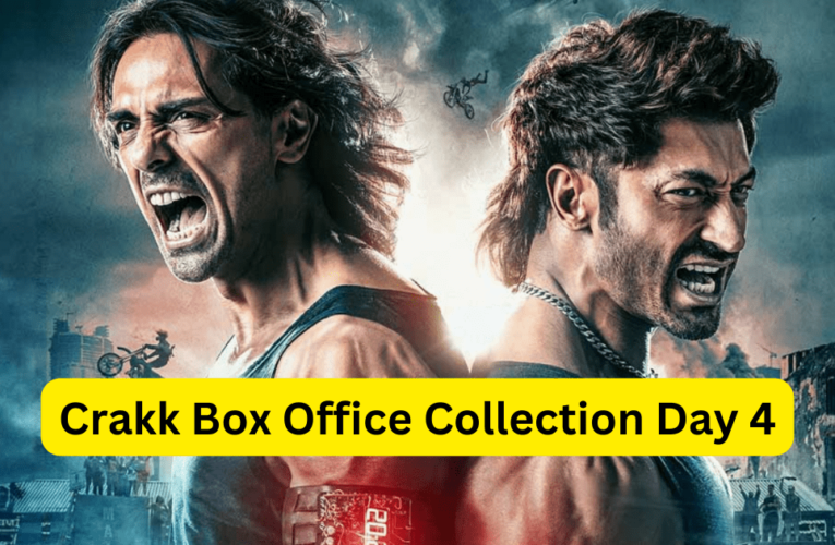 Crakk Box Office Collection Day 4 Worldwide & Budget